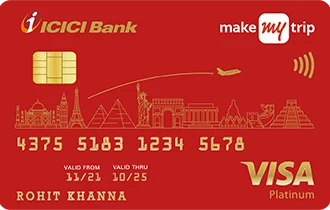 MakeMyTrip ICICI Platinum Credit Card